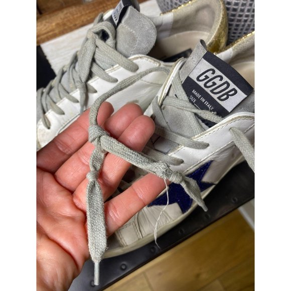 (Sold) Golden Goose Superstar Sneakers White Gold - Picture 14 of 14